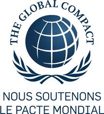Nous supportons les 10 principes du Pacte Mondial des Nations Unies