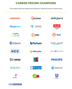 14-10-24-UN Carbon Pricing Champion-list companies