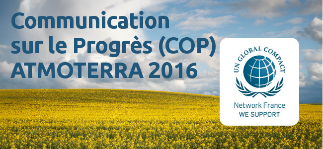 Pacte Mondial: Communication sur le progrès 2016 (COP)