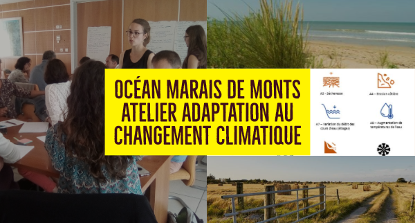 Atelier sur l’adaptation au changement climatique – PCAET de la Communauté de Communes Océan Marais de Monts